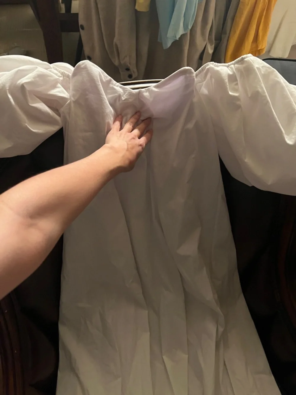 Caroline Constas White Off-Shoulder Maxi Dress - Picture 8 of 12